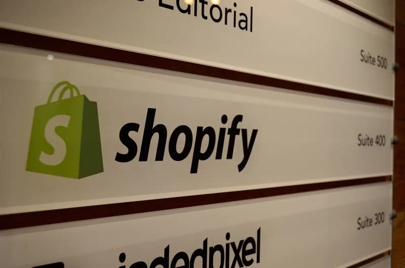 Interior of Shopify's office at 80 Spadina Avenue in Toronto, Canada